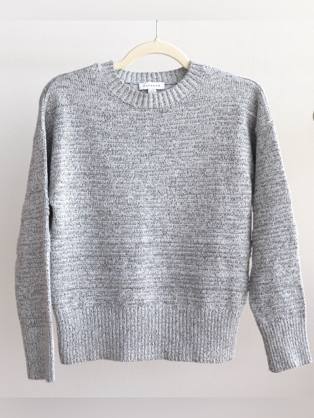 Topshop - Grey Knit Sweater - Women’s XS